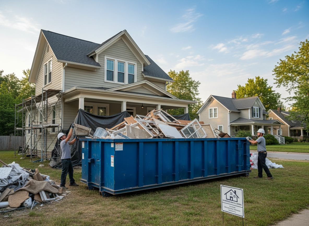 What Size Rolloff Fits a Typical Clearville Home Renovation